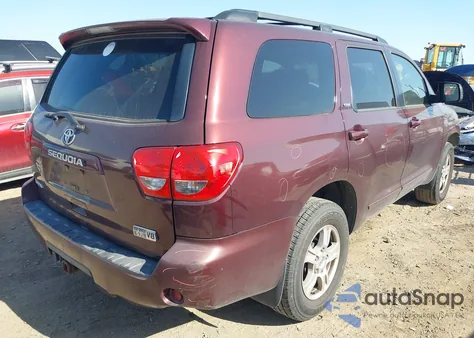 2008 Toyota Sequoia Sr5 5.7L V8 z USA, uszkodzony, nr VIN 5TDZY64A18S012527